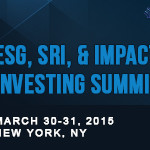 ESG, SRI & Impact Investing – New York, New York – March 30-31, 2015