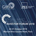 GIIN Investor Forum 2018 - October 30-31, 2018 - Paris, France